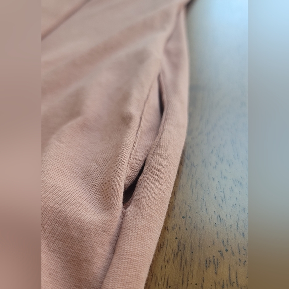 Free People FP Beach T-Shirt Midi Dress in "Burnt" Orange X Small with Pockets - Picture 5 of 8